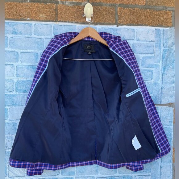 J. Crew Regent Checkered Plaid Blazer Women’s size 2 - Picture 6 of 11